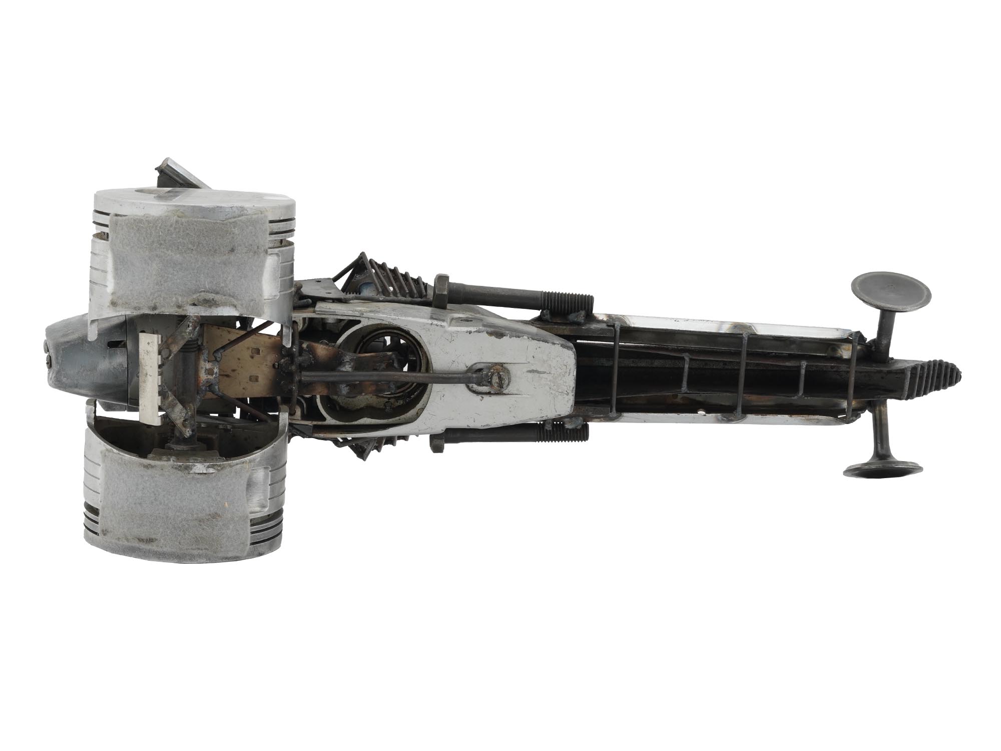 FUNNY CAR ASSEMBLAGE SCULPTURE BY DANIEL FIORDA PIC-3